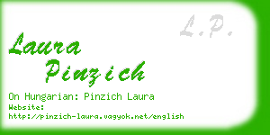 laura pinzich business card